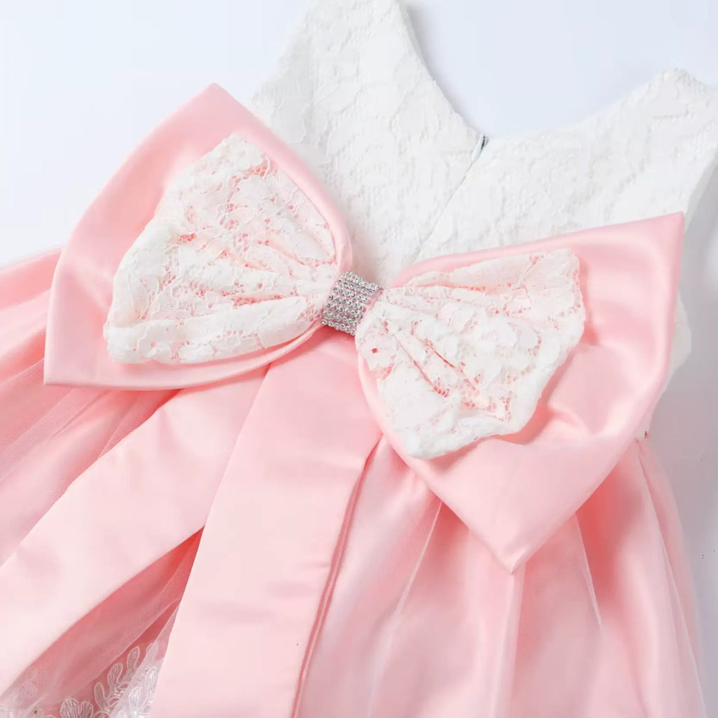 vestido bebê rosa