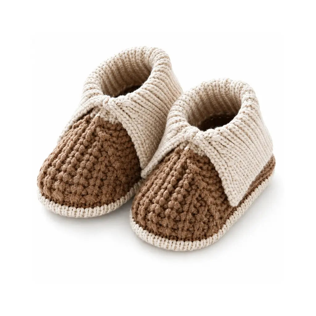 sapato de bebê em crochê