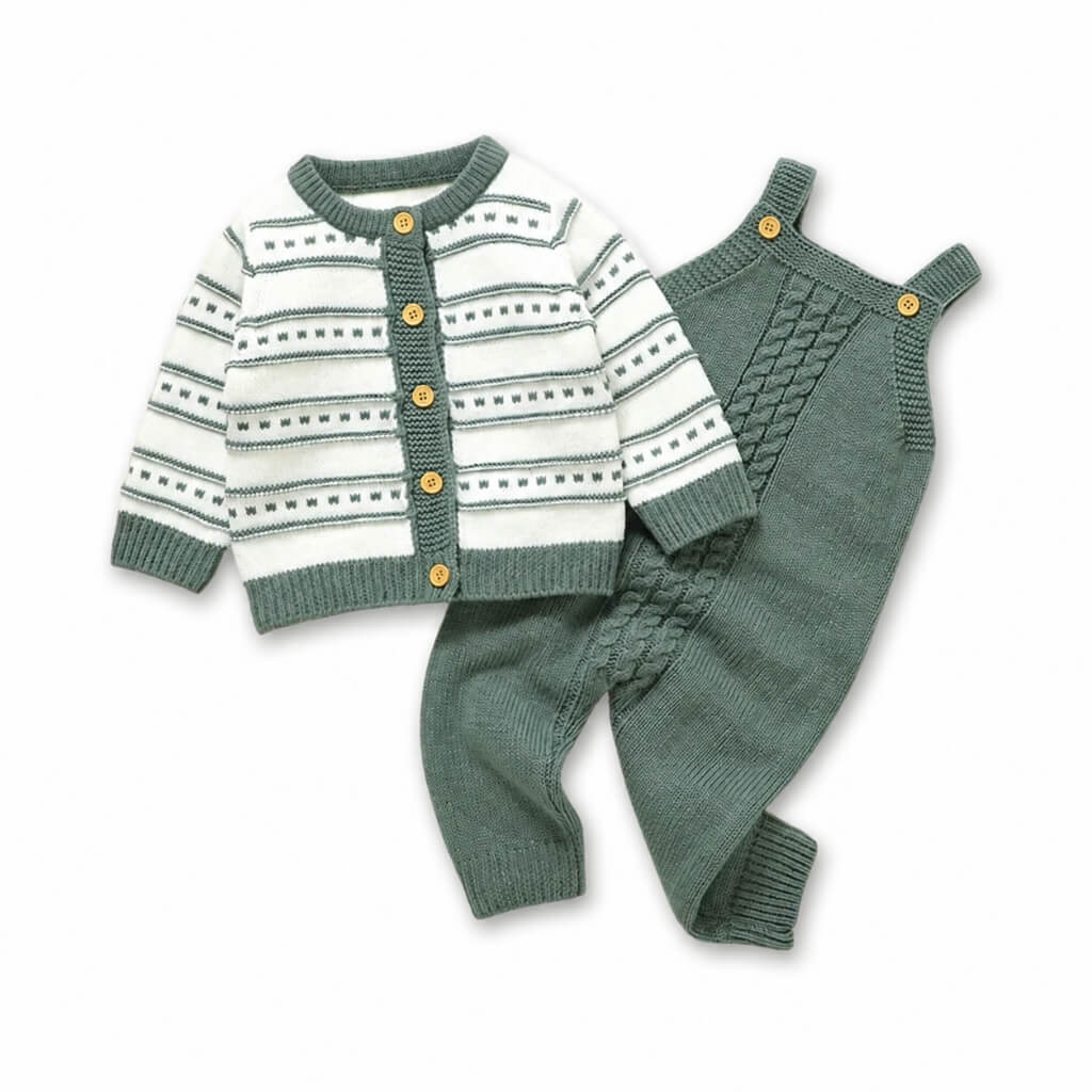 conjunto tricot bebe