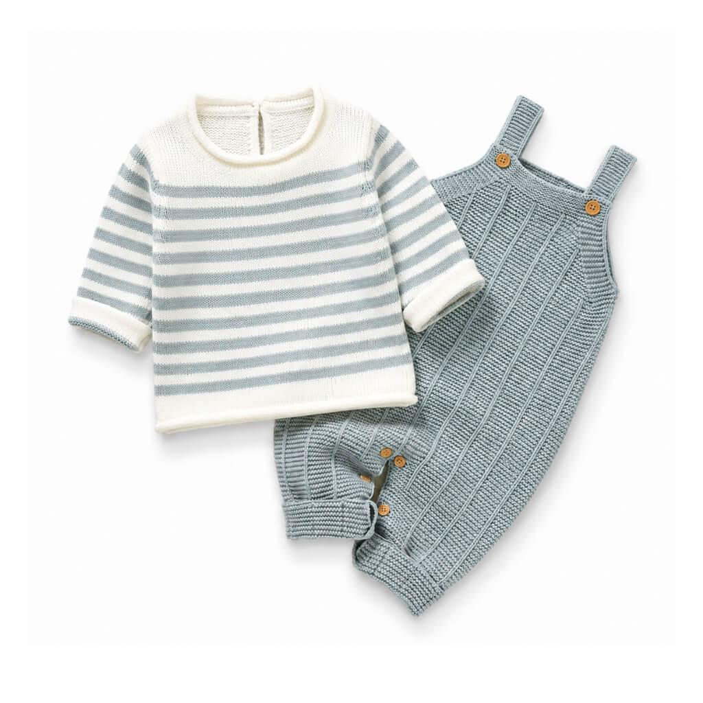 conjunto tricot bebe