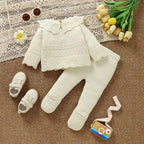 conjunto tricot bebe menina
