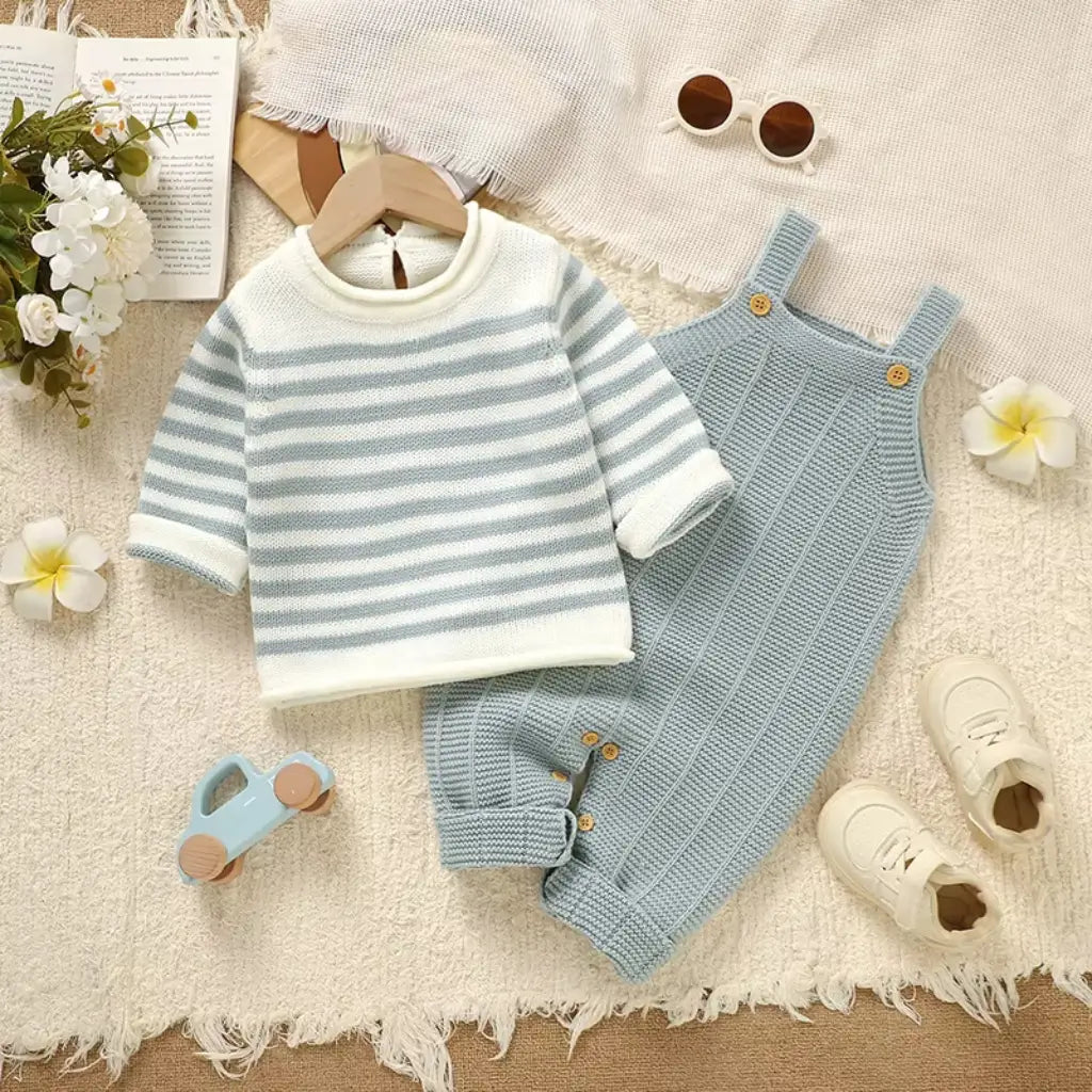conjunto bebe tricot