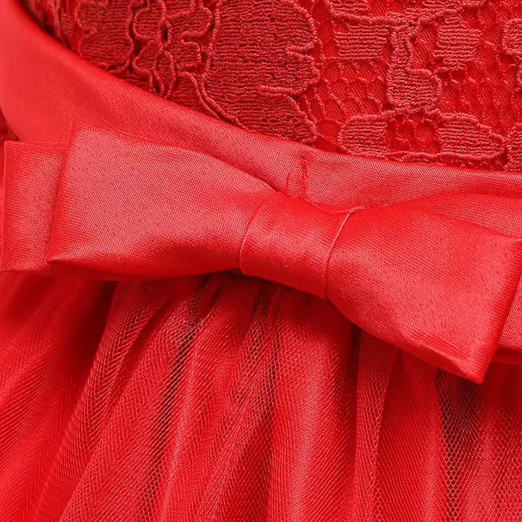 vestido bebe vermelho