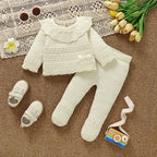 conjunto trico bebe menina