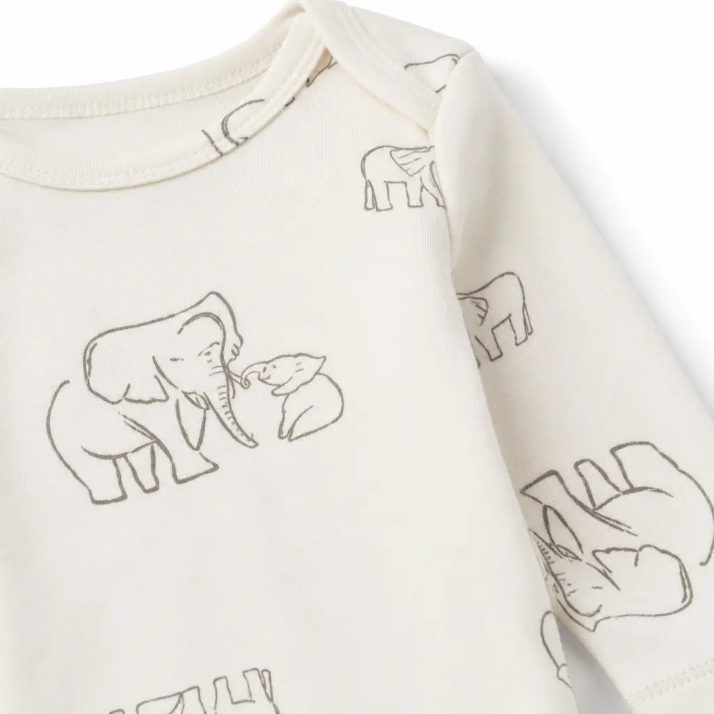body bebê elefante