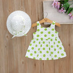 vestido bebe verde