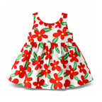 vestido bebe vermelho