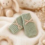 Saída de Maternidade Menino Tricot Verde Aconchego