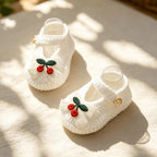 sapato bebê branco