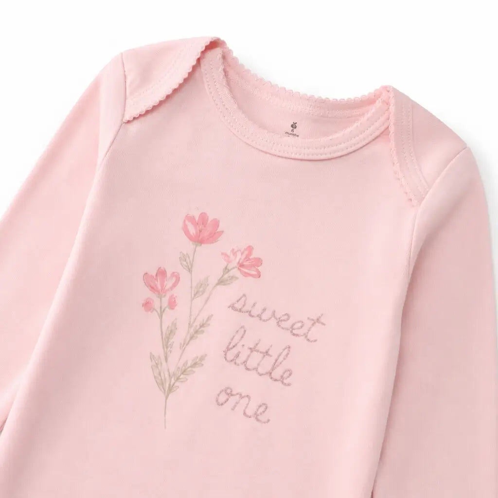 body bebê rosa