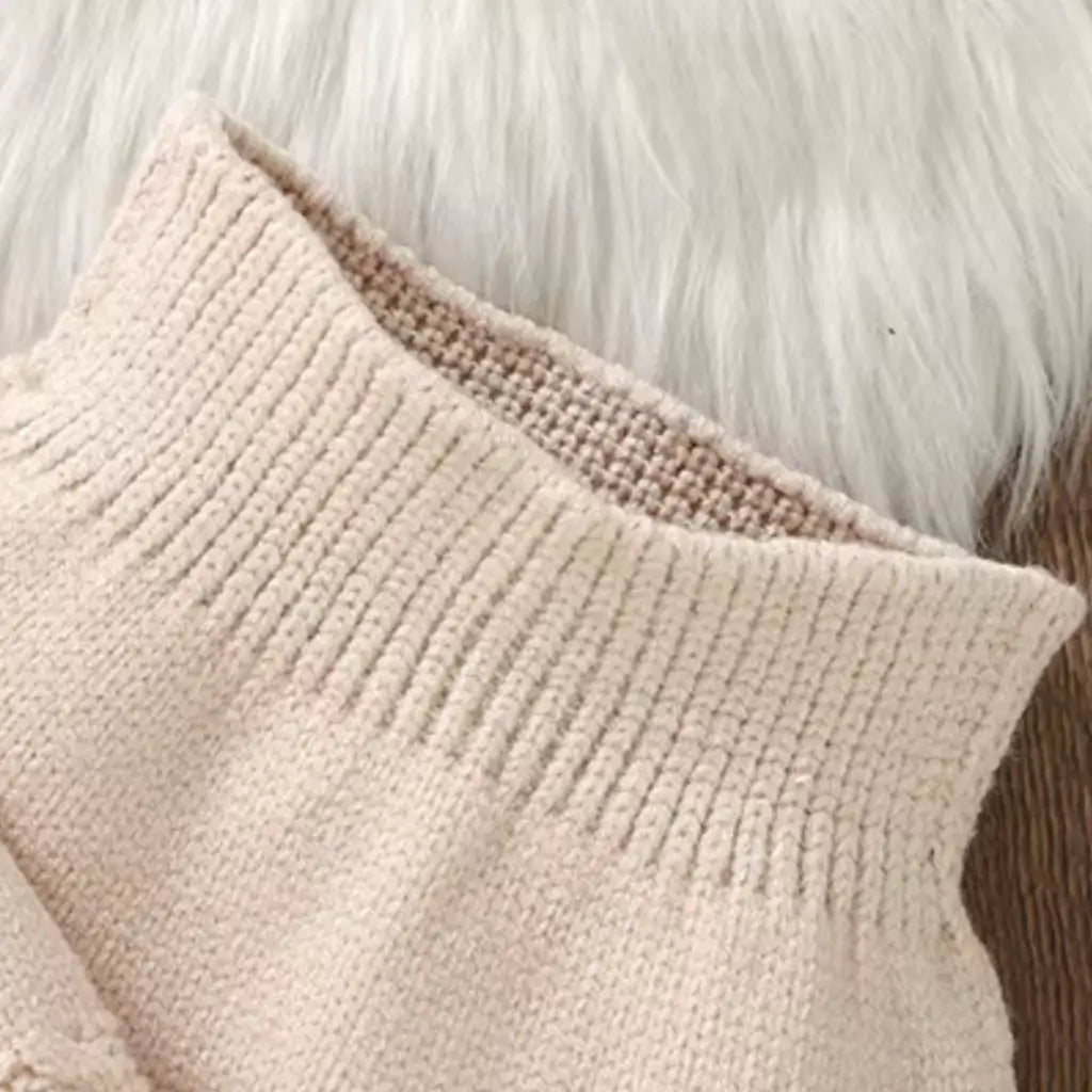 conjunto trico bebe menina
