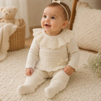 conjunto tricot bebe menina