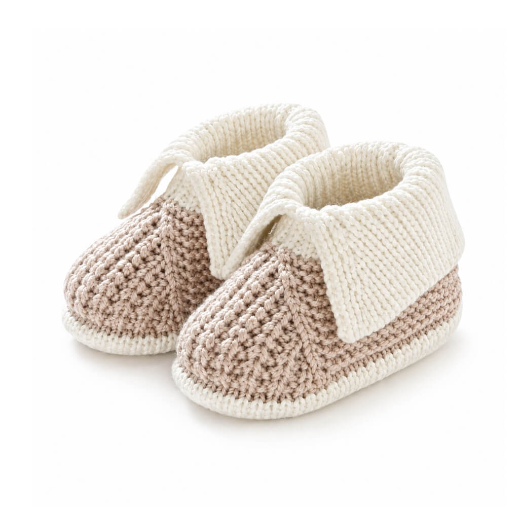 sapato de bebê em crochê