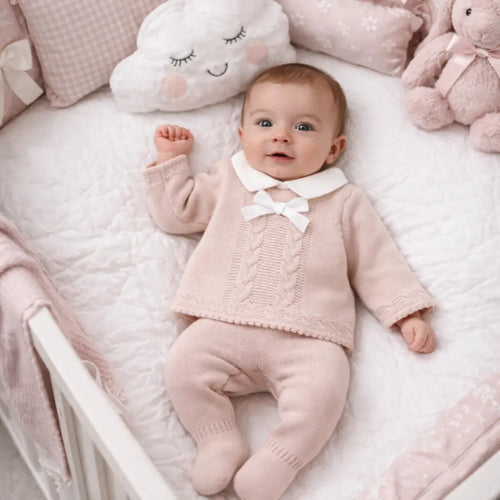 conjunto tricot bebe