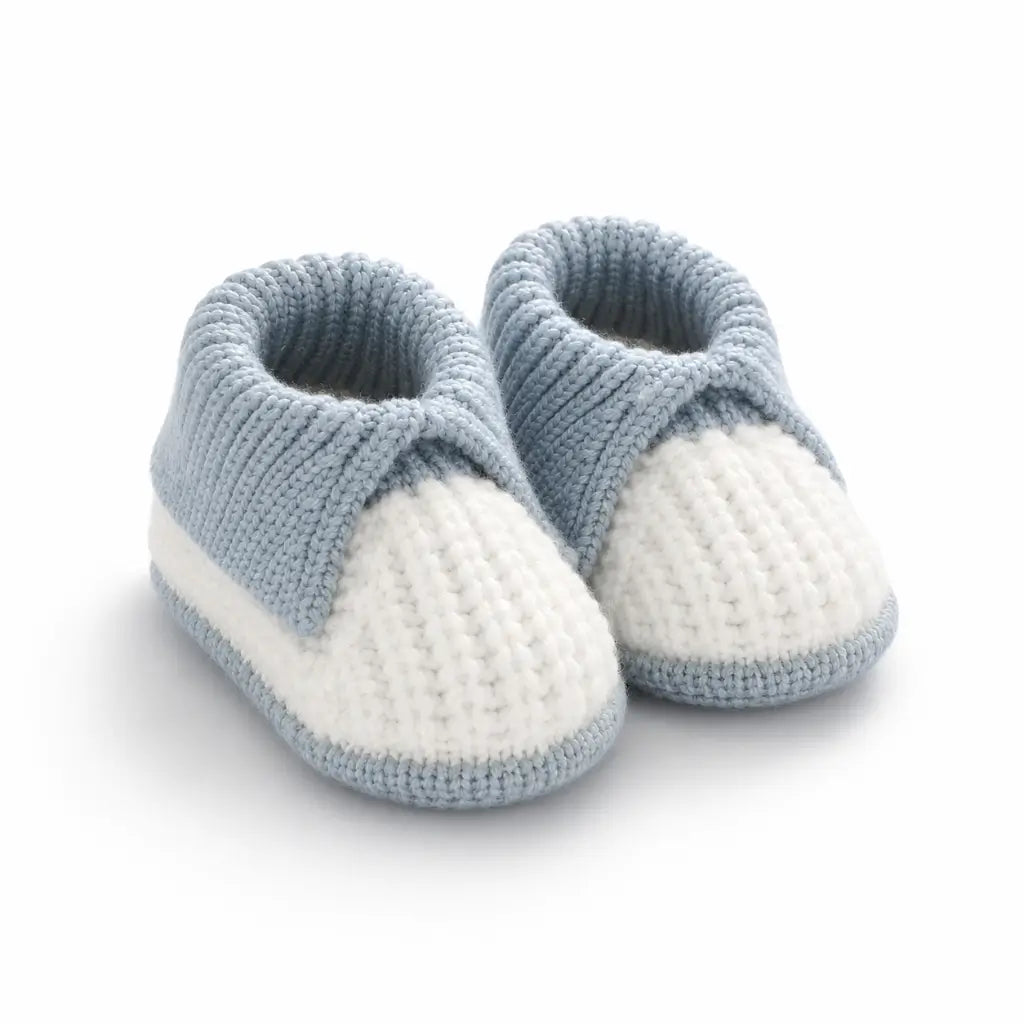 sapato de bebê em crochê
