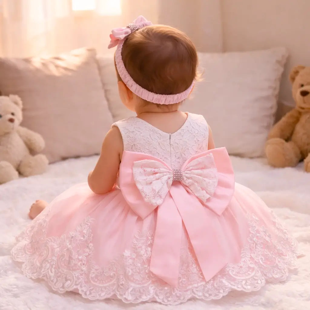 vestido bebê de festa