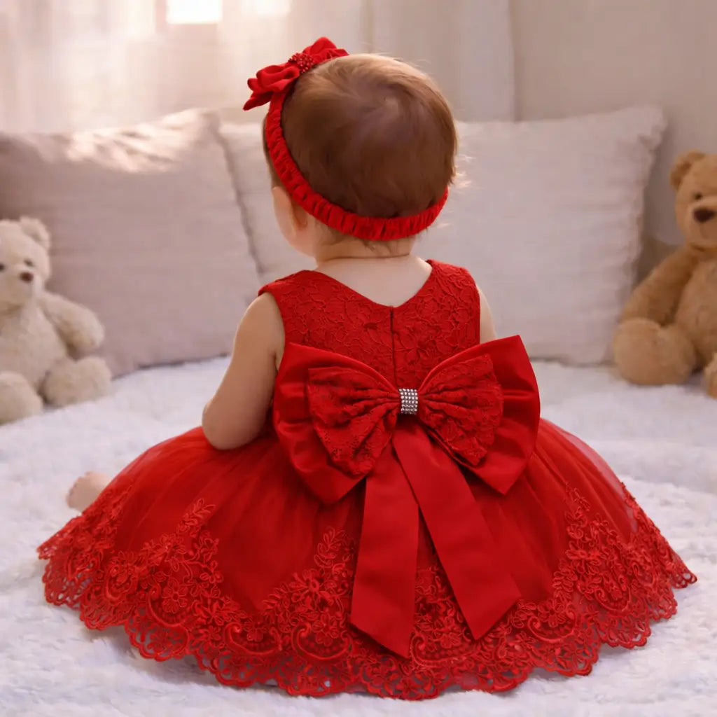 vestido bebê festa